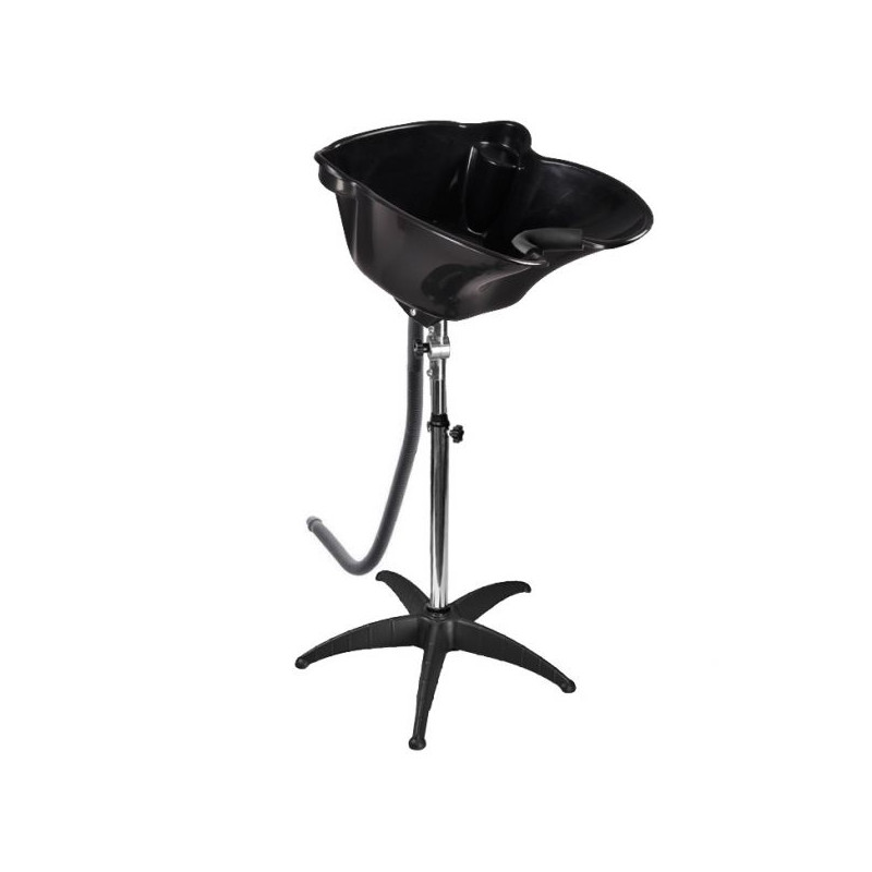 Bac lave tête noir coiffure avec pied Bac lave tête noir coiffure avec pied