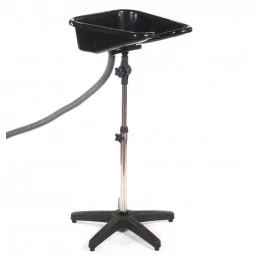 Bac shampooing portable noir