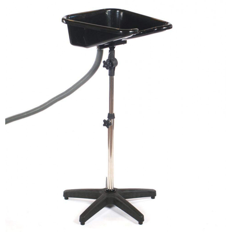 Bac shampooing portable noir