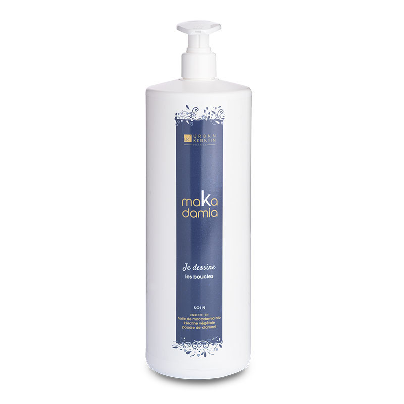 Soin Cheveux Bouclés Makadamia Urban Keratin 1000ml 