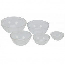 kit de 5 bols esthétique en plastique
