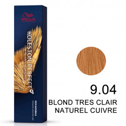 Koleston perfect pure naturals 9.04 Blond très clair naturel cuivré
