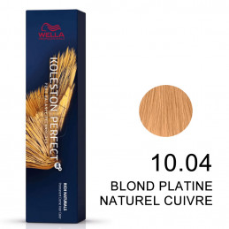 Koleston perfect pure naturals 10.04 Blond platine naturel cuivré