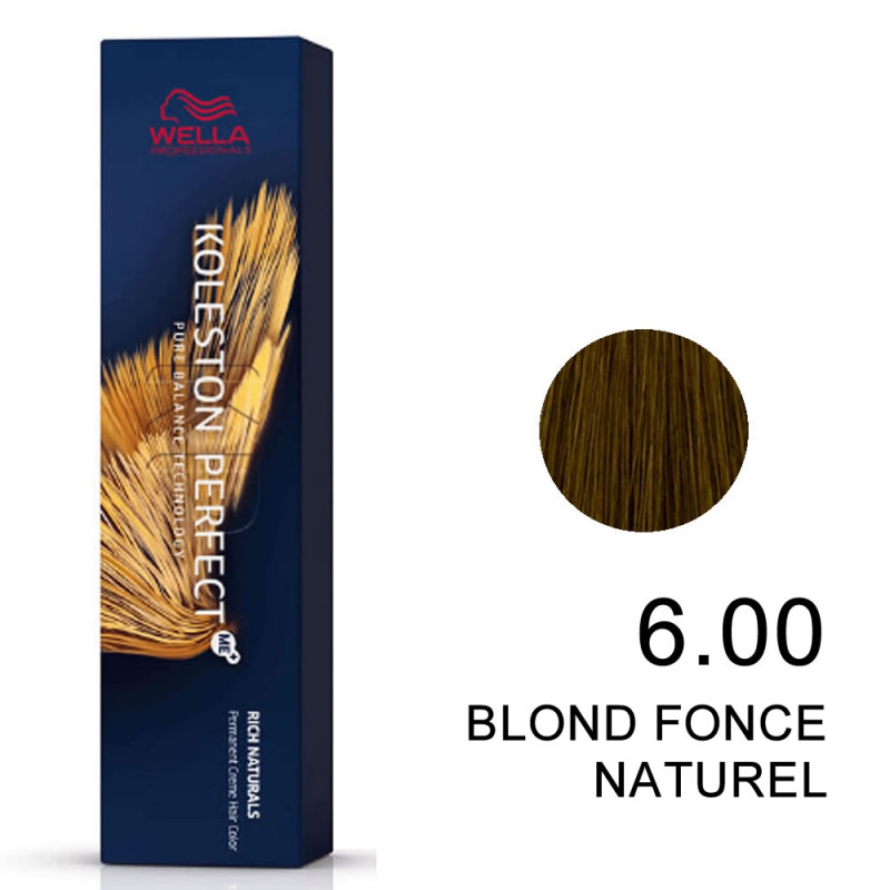 Koleston perfect pure naturals 6.00 Blond foncé naturel