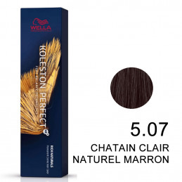 Koleston perfect pure naturals 5.07 Chatain clair naturel cuivré