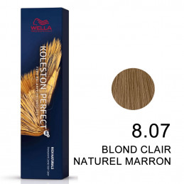 Koleston perfect pure naturals 8.07 Blond clair naturel froid