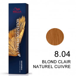Koleston perfect pure naturals 8.04 Blond clair naturel cuivré
