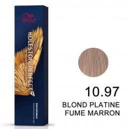 Koleston perfect Rich Naturals 10.97 Blond platine fumé marron