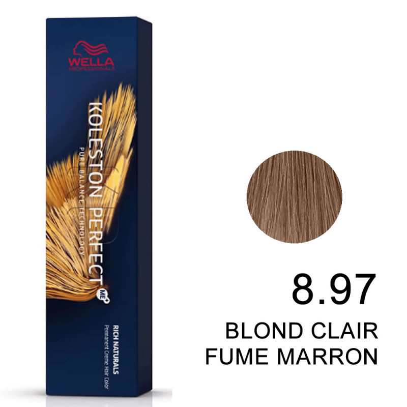 Koleston perfect Rich Naturals 8.97 Blond clair fumé marron