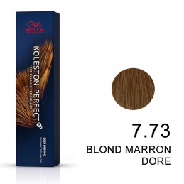 Koleston perfect Deep brown 7.73 Blond marron doré