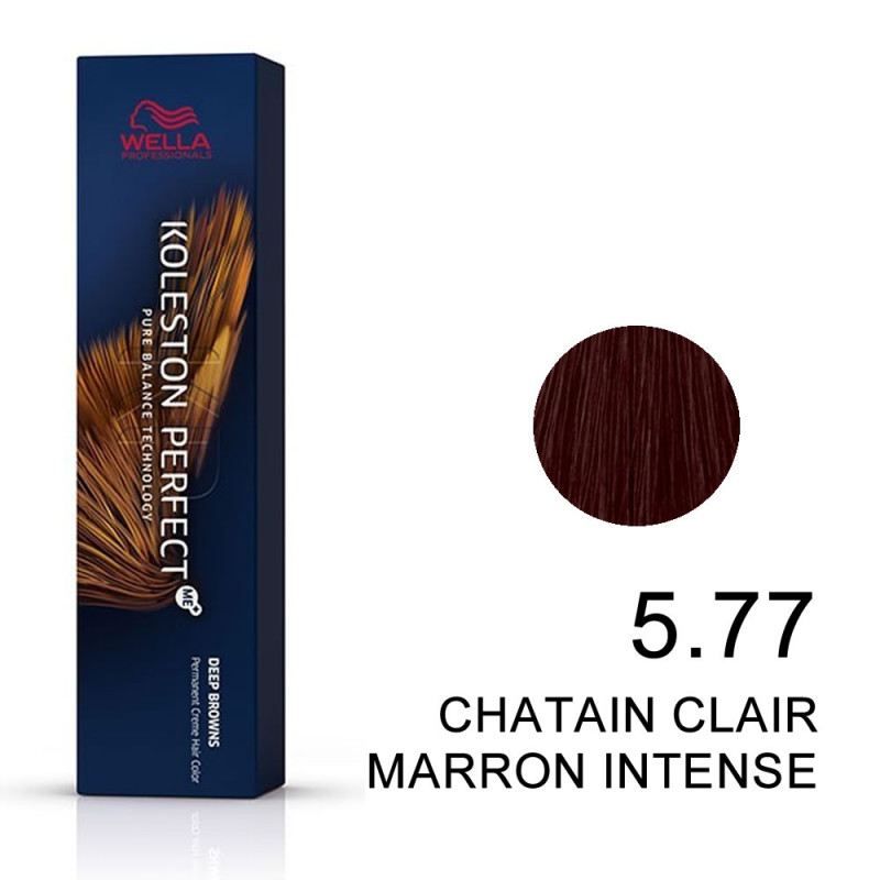 Koleston perfect Deep brown 5.77 Chatain clair marron intense