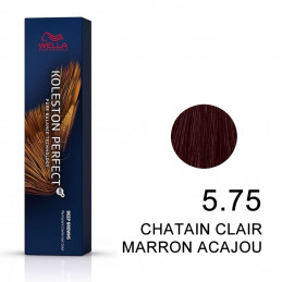 Koleston perfect Deep brown 5.75  Chatain clair marron acajou