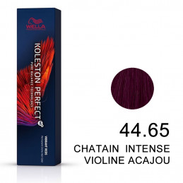 Koleston perfect Vibrant Reds 44.65 Chatain violet acajou intense