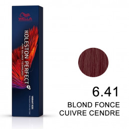 Koleston perfect Vibrant Reds 6.41 Blond foncé cuivré cendré