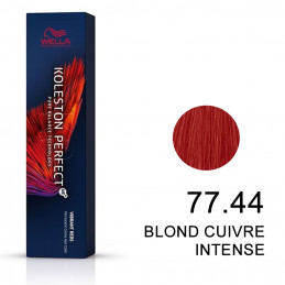 Koleston perfect Vibrant Reds 77.44 Blond cuivré intense