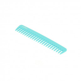 Peigne démêloir dents larges professionnel turquoise