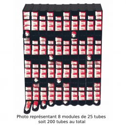Rangement coloration Rakacolor kit 25 tubes