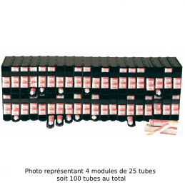 Rangement coloration Rakacolor kit 25 tubes