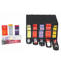 Rangement coloration Rakacolor kit 25 tubes