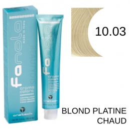 Coloration Fanola 10.03 Blond platine chaud