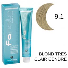 Coloration Fanola 9.1 Blond très clair cendré