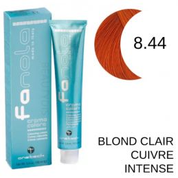 Coloration Fanola 8.44 Blond clair cuivré intense