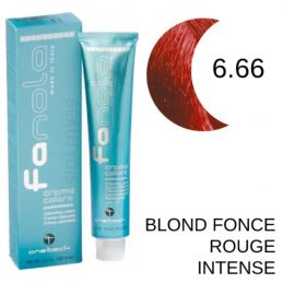 Coloration Fanola 6.66 Blond foncé rouge intense