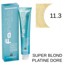 Coloration Fanola 11.3 Super blond platine doré