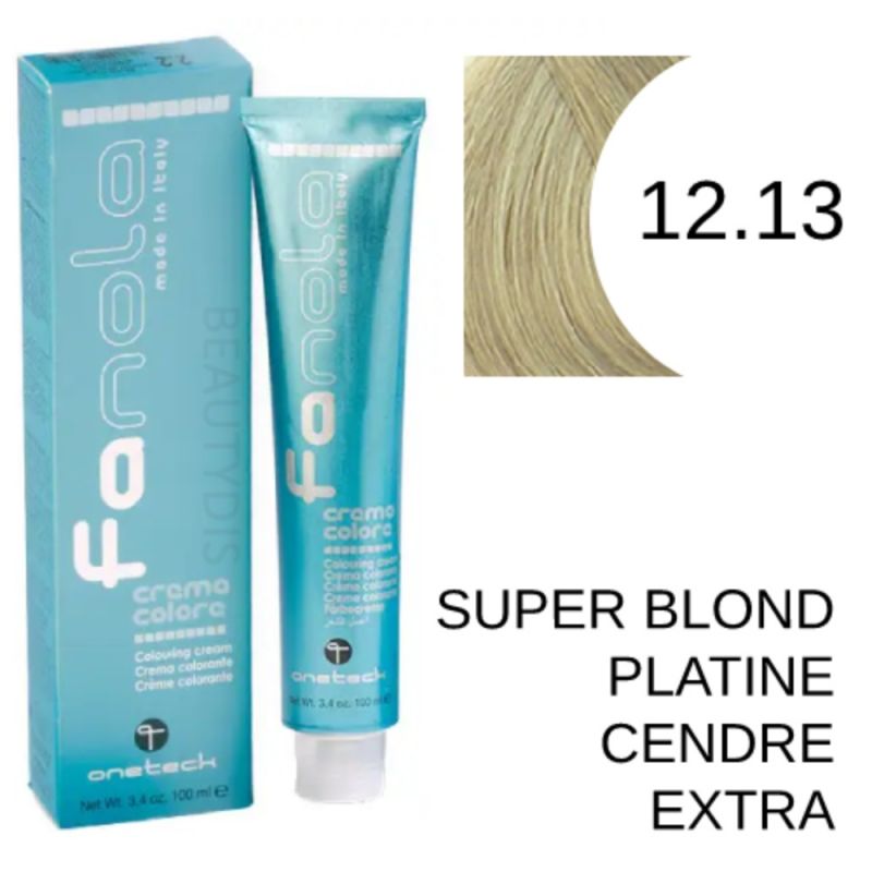 Coloration Fanola 12.13 Super blond platine beige extra