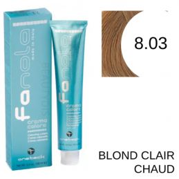 Coloration Fanola 8.03 Blond clair chaud