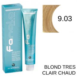 Coloration Fanola 9.03 Blond très clair chaud