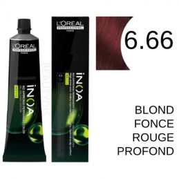 Coloration Inoa 6.66 Blond foncé rouge profond