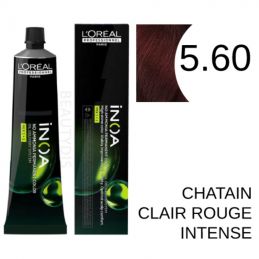 Coloration Inoa 5.60 chatain clair rouge intense