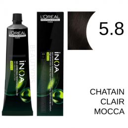 Coloration Inoa 5.8 chatain clair mocca