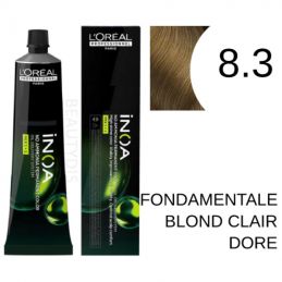 Coloration Inoa 8.3 Fondamentale blond clair doré