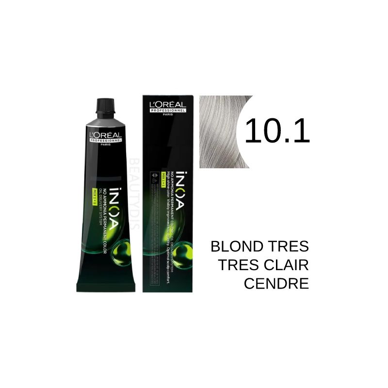 Coloration Inoa 10.1 Blond très très clair cendré