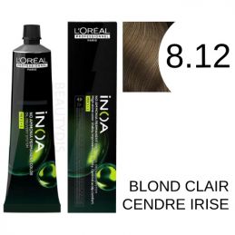 Coloration Inoa 8.12 Blond clair cendré irisé