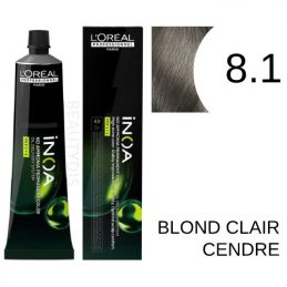 Coloration Inoa 8.1 Blond clair cendré