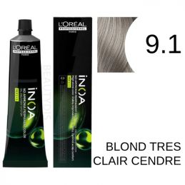Coloration Inoa 9.1 Blond très clair cendré