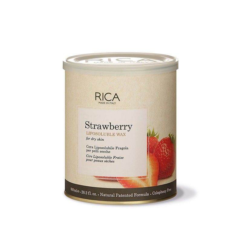 Cire à épiler liposoluble à la fraise Rica 800ml