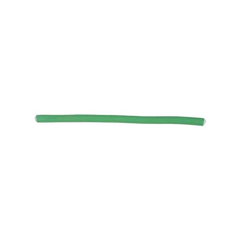 rollers stick bigoudis mousse vert 9mm long 18 cm