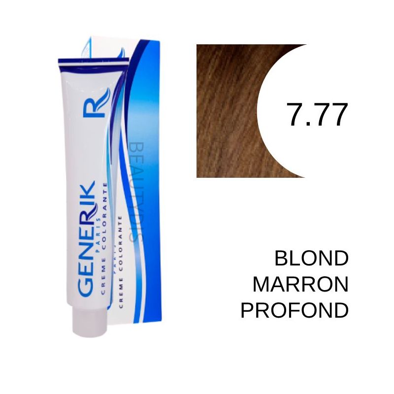 Coloration Generik 7,77 Blond marron profond