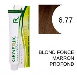 Coloration Generik sans ammoniaque 6,77 Blond foncé marron profond