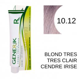 Coloration Generik sans ammoniaque 10.12 Blond très clair cendré irisé