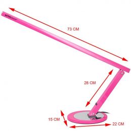 Lampe manucure et esthétique slim 20 watts rose