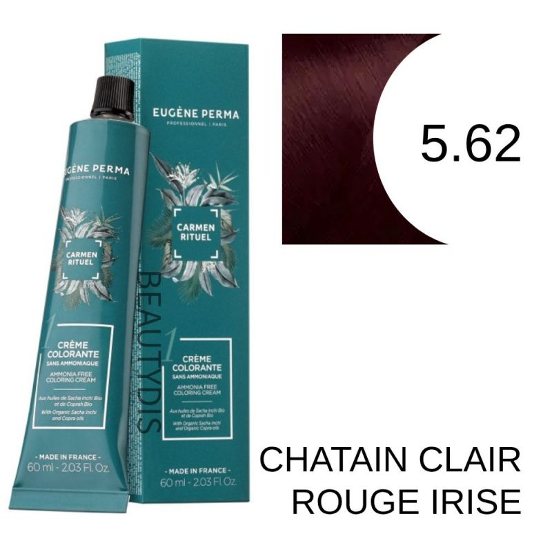 Coloration Carmen Rituel 5.62 Chatain clair rouge irisé