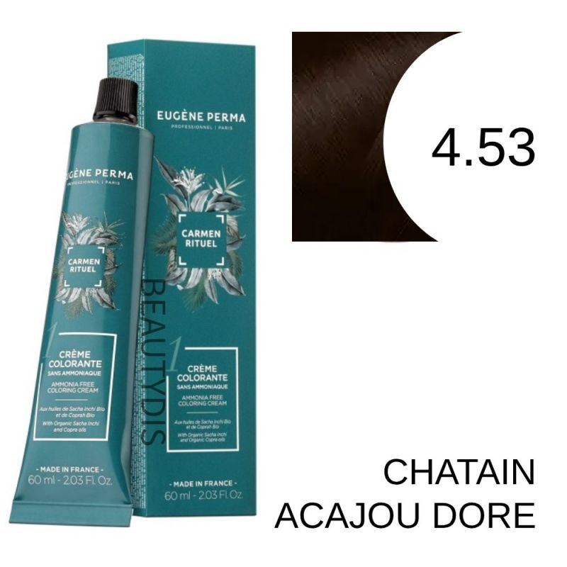 Coloration Carmen Rituel 4.53 Chatain acajou doré