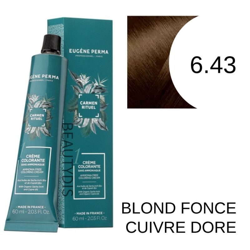 Coloration Carmen Rituel 6.4 Blond foncé cuivré doré