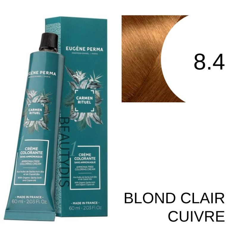 Coloration Carmen Rituel 8.4 Blond clair cuivré