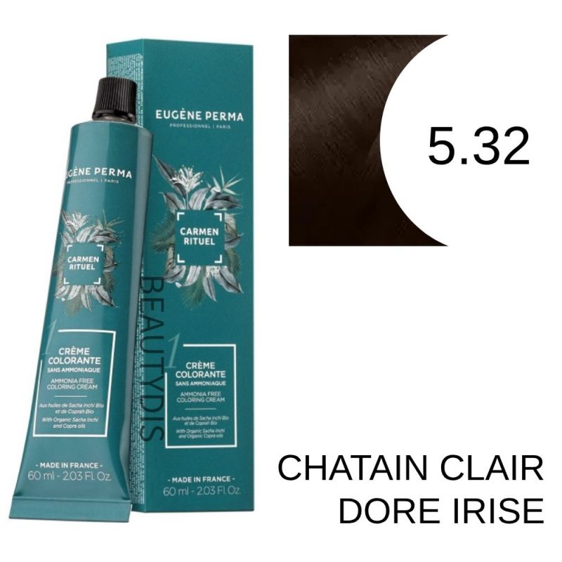 Coloration Carmen Rituel 5.32 Chatain clair doré irisé